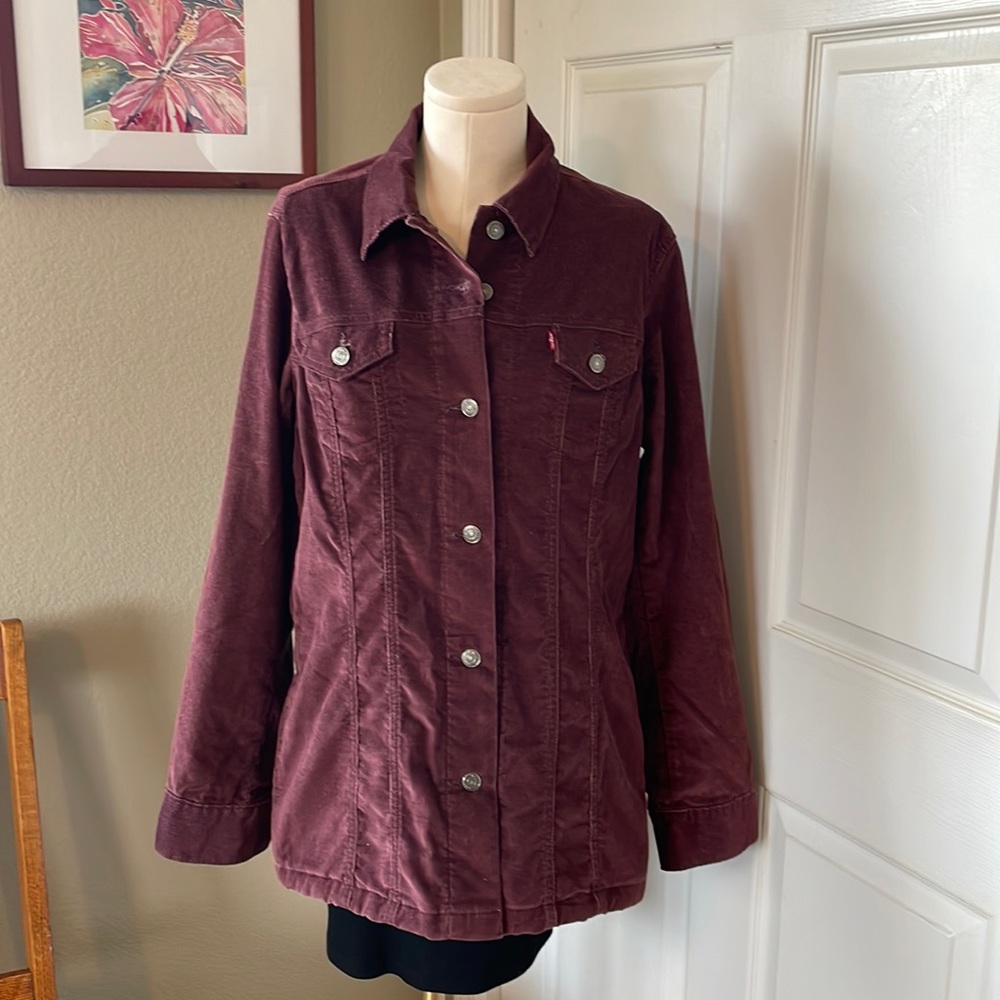 Levi’s fine whale corduroy shacket